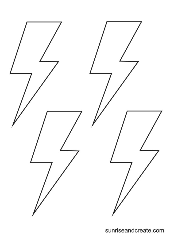 60 Printable Harry Potter Lightning Bolt 32