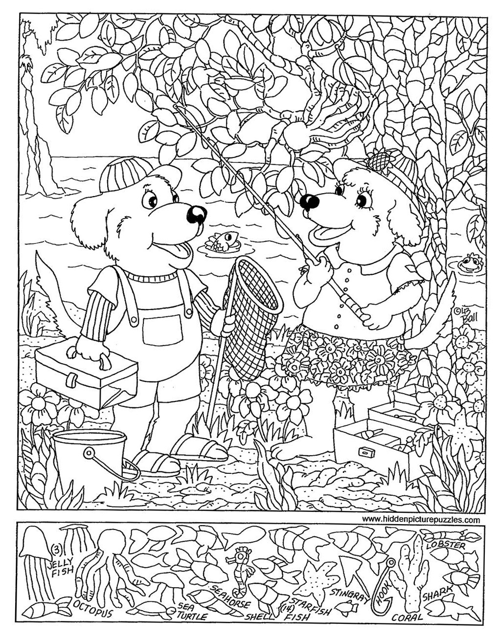 60 Printable Hidden Object Pictures 2