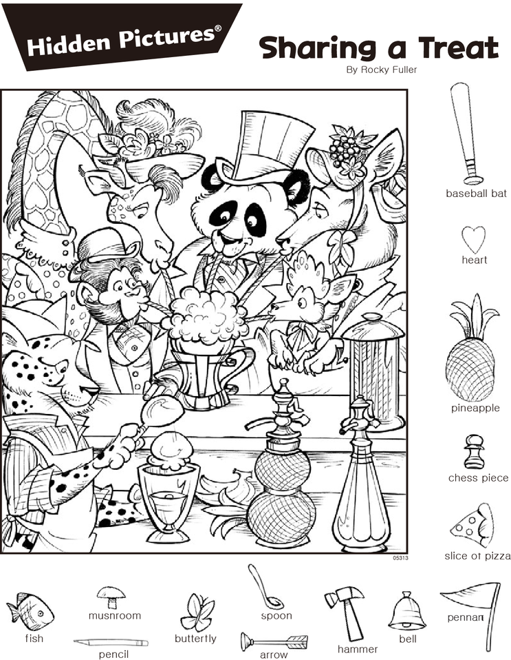 60 Printable Hidden Object Pictures 24