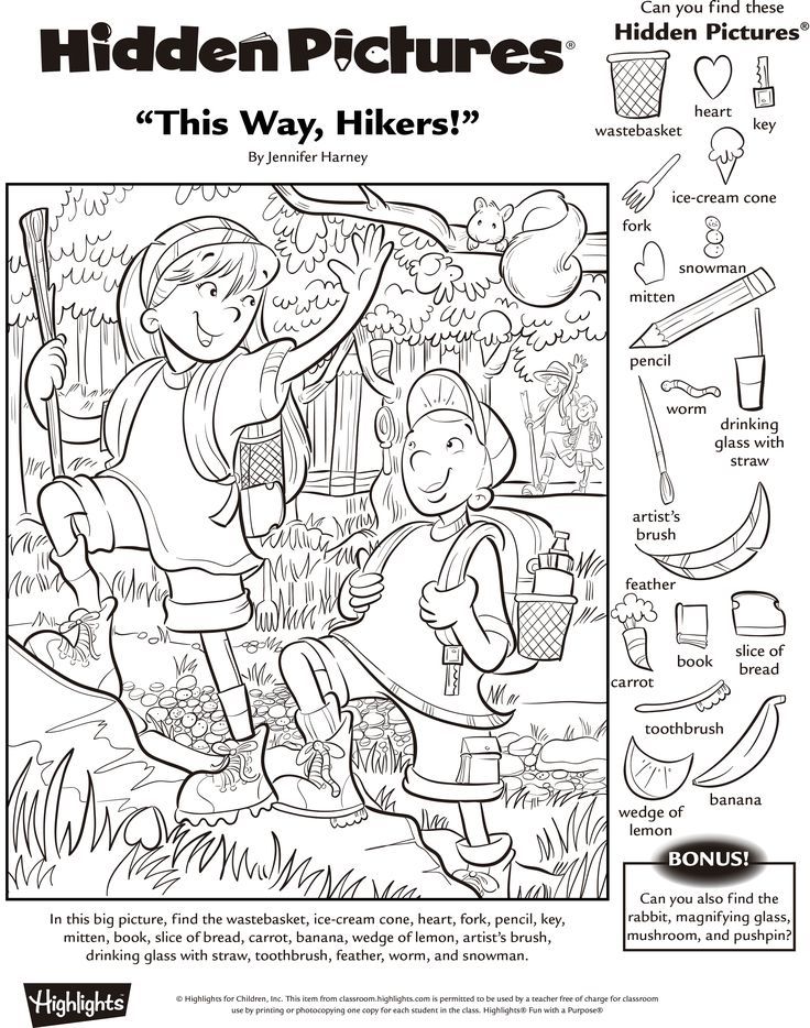 60 Printable Hidden Object Pictures 25
