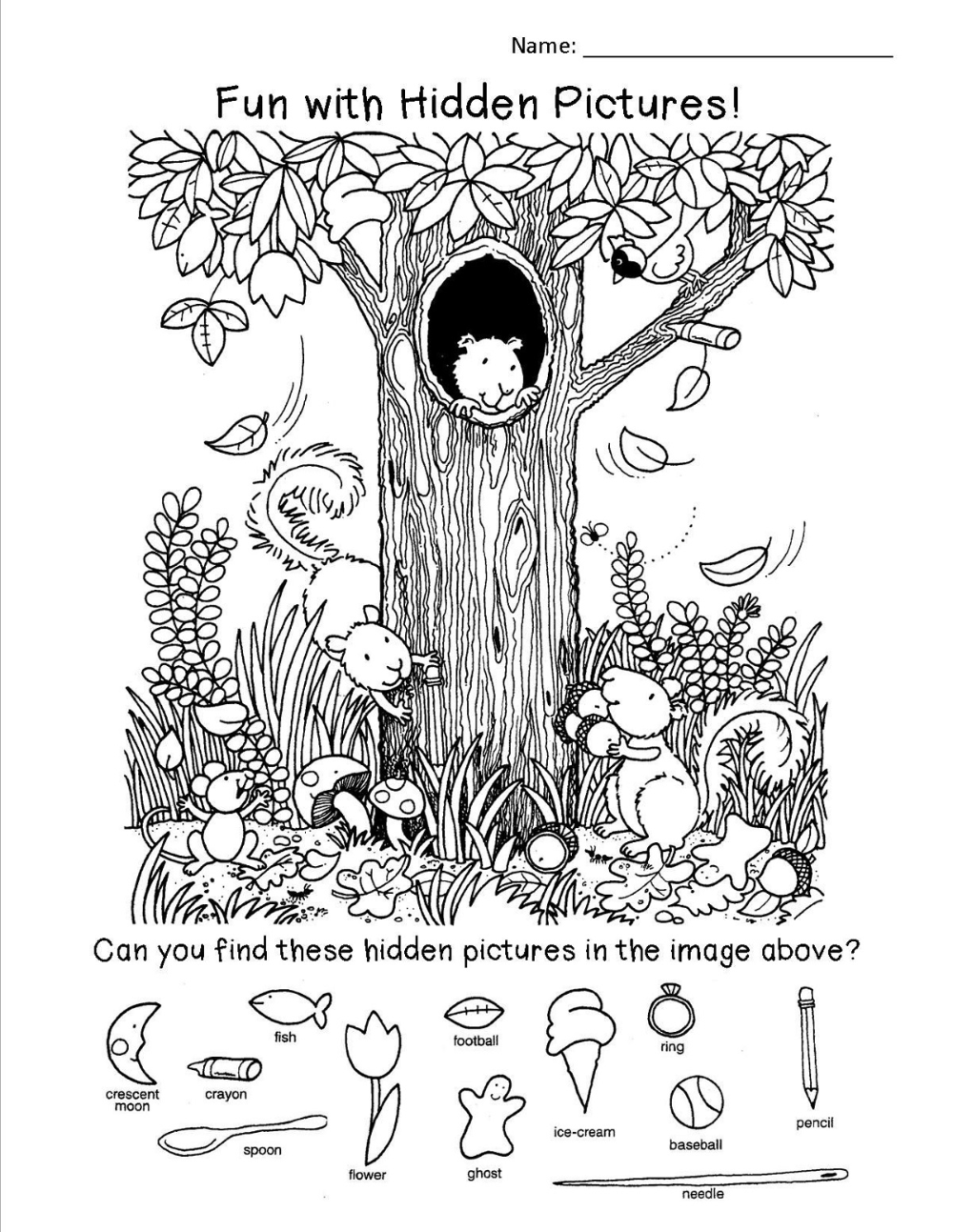 60 Printable Hidden Object Pictures 26