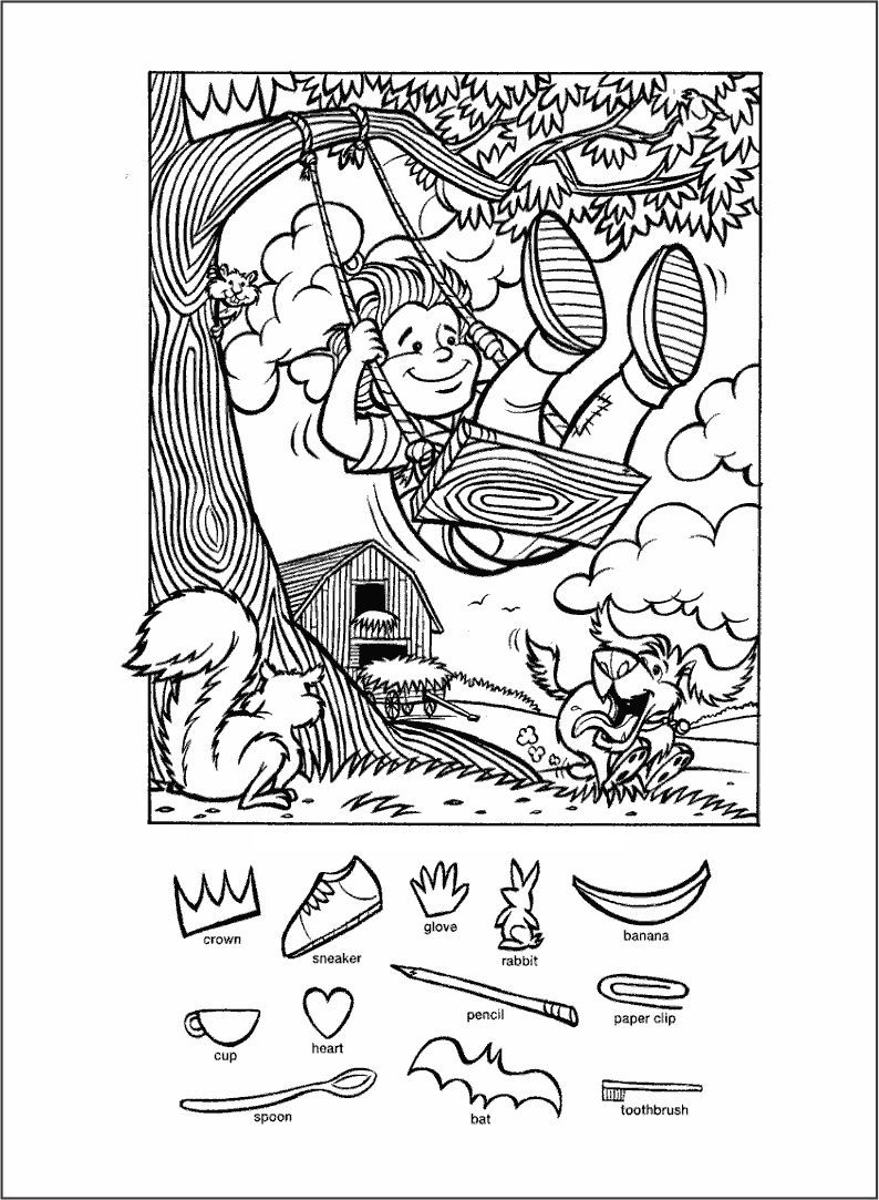 60 Printable Hidden Object Pictures 4
