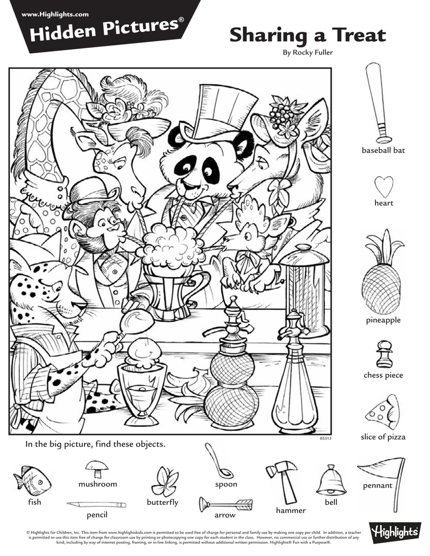 60 Printable Hidden Object Pictures 48