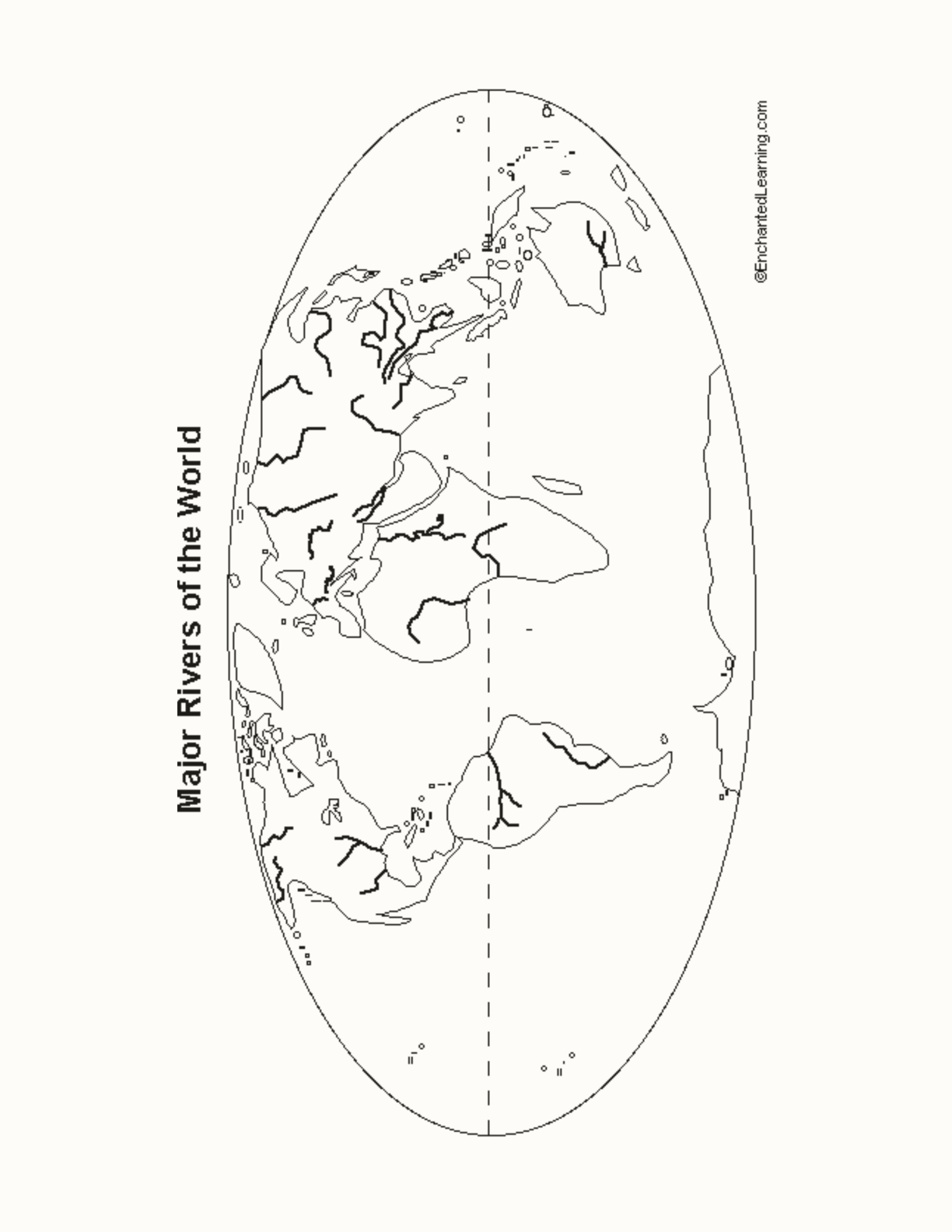 60 Printable Simple World Map 2