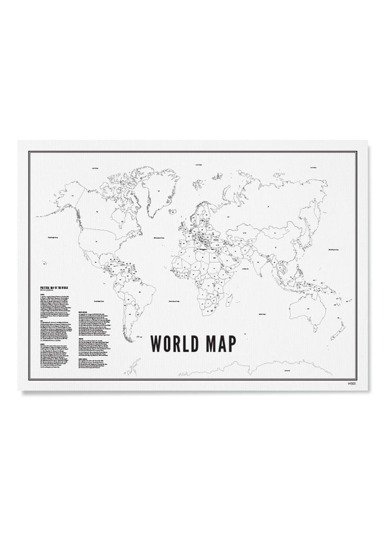 60 Printable Simple World Map 39