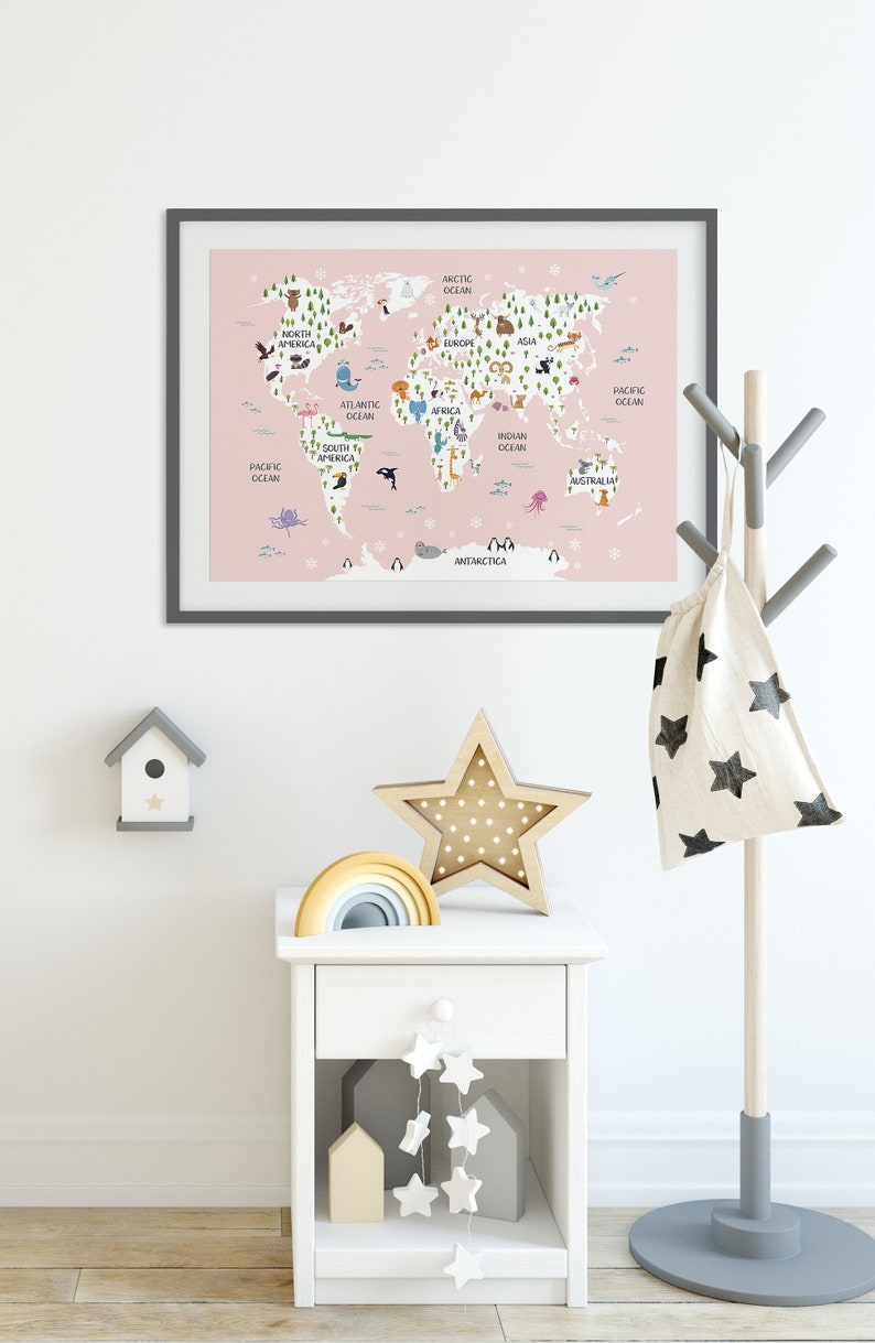 60 Printable Simple World Map 42