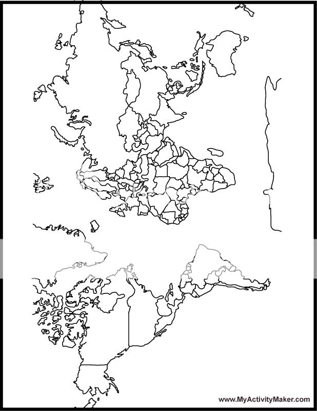 60 Printable Simple World Map 58