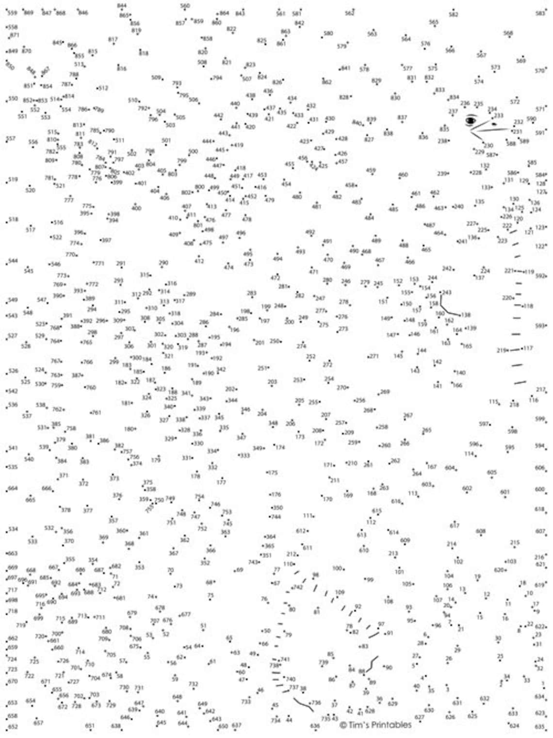 Save 60 Extreme Dot To Dot Printables Pdf Ideas 1