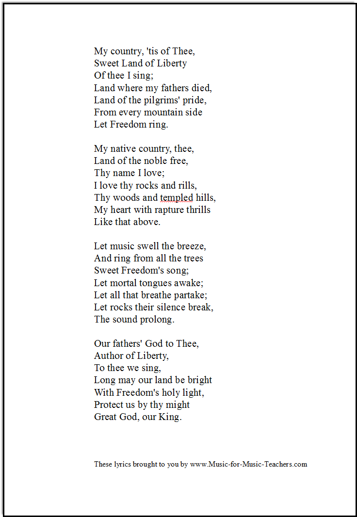 Save 60 God Bless America Lyrics Printable Ideas 19