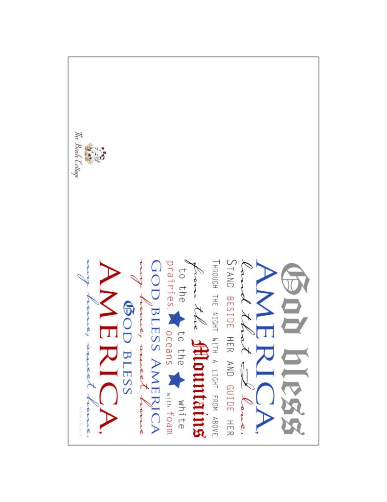 Save 60 God Bless America Lyrics Printable Ideas 31