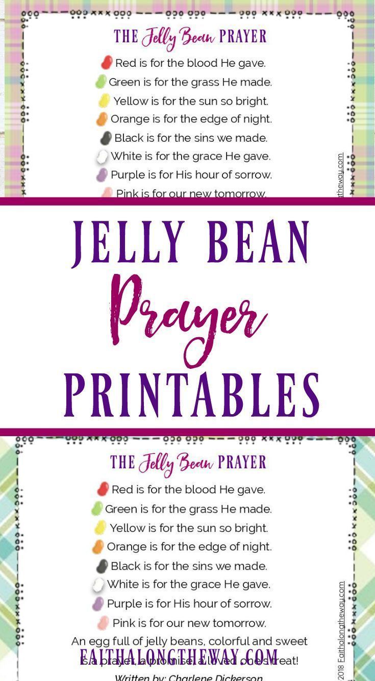 Save 60 Jelly Bean Gospel Printable Ideas 25