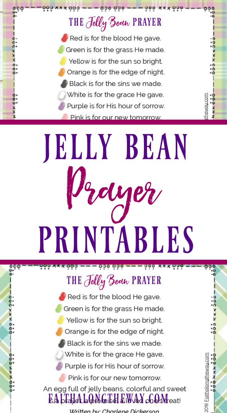 Save 60 Jelly Bean Gospel Printable Ideas 49