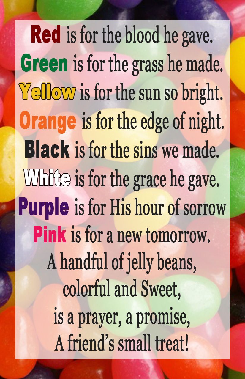 Save 60 Jelly Bean Gospel Printable Ideas 51