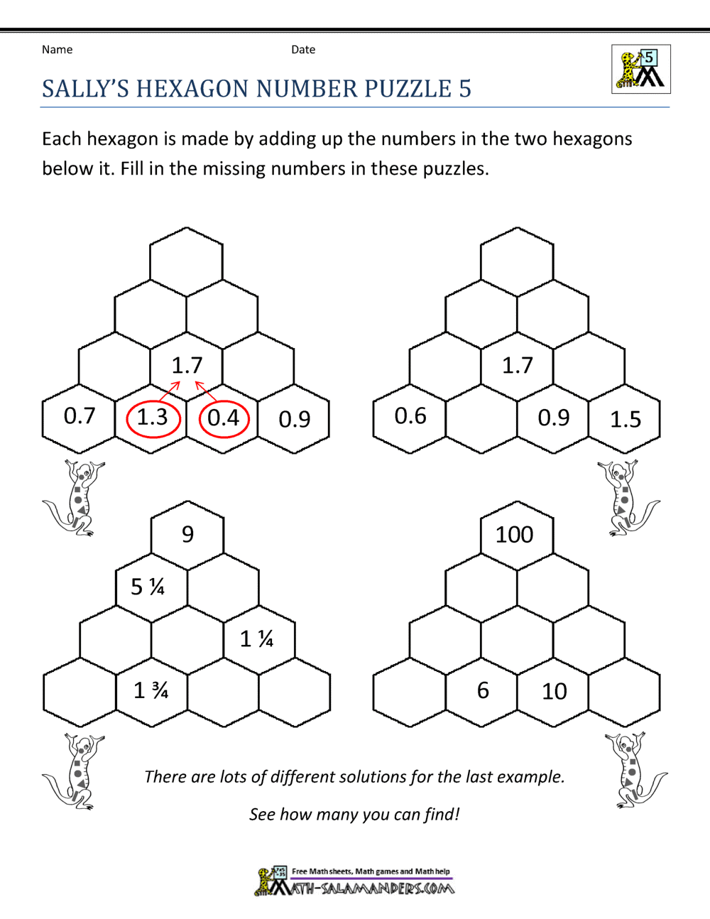 Save 60 Math Crossword Puzzles Free Printable Ideas 16