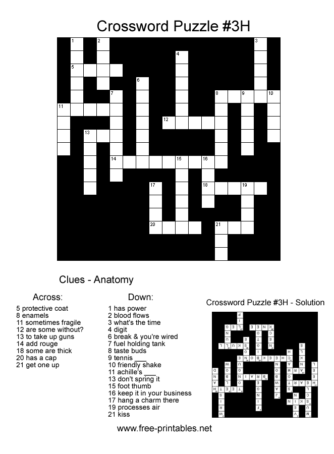 Save 60 Math Crossword Puzzles Free Printable Ideas 33