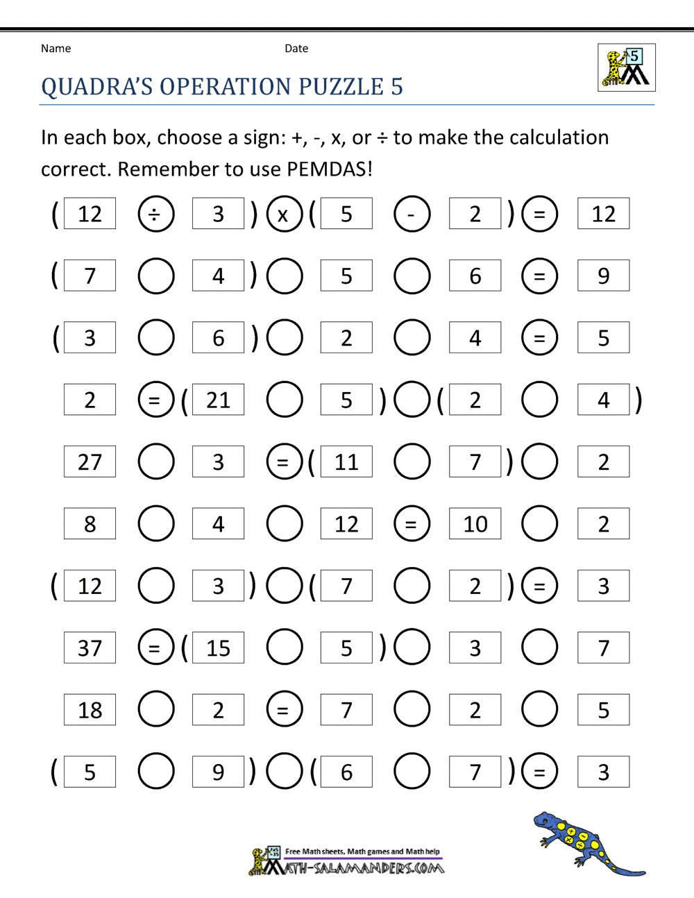 Save 60 Math Crossword Puzzles Free Printable Ideas 52