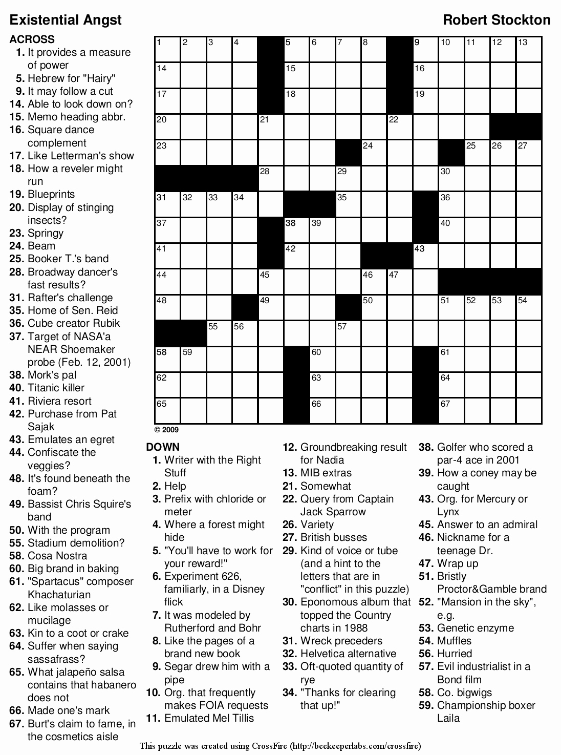 35 Crossword Puzzles Printable Free 11