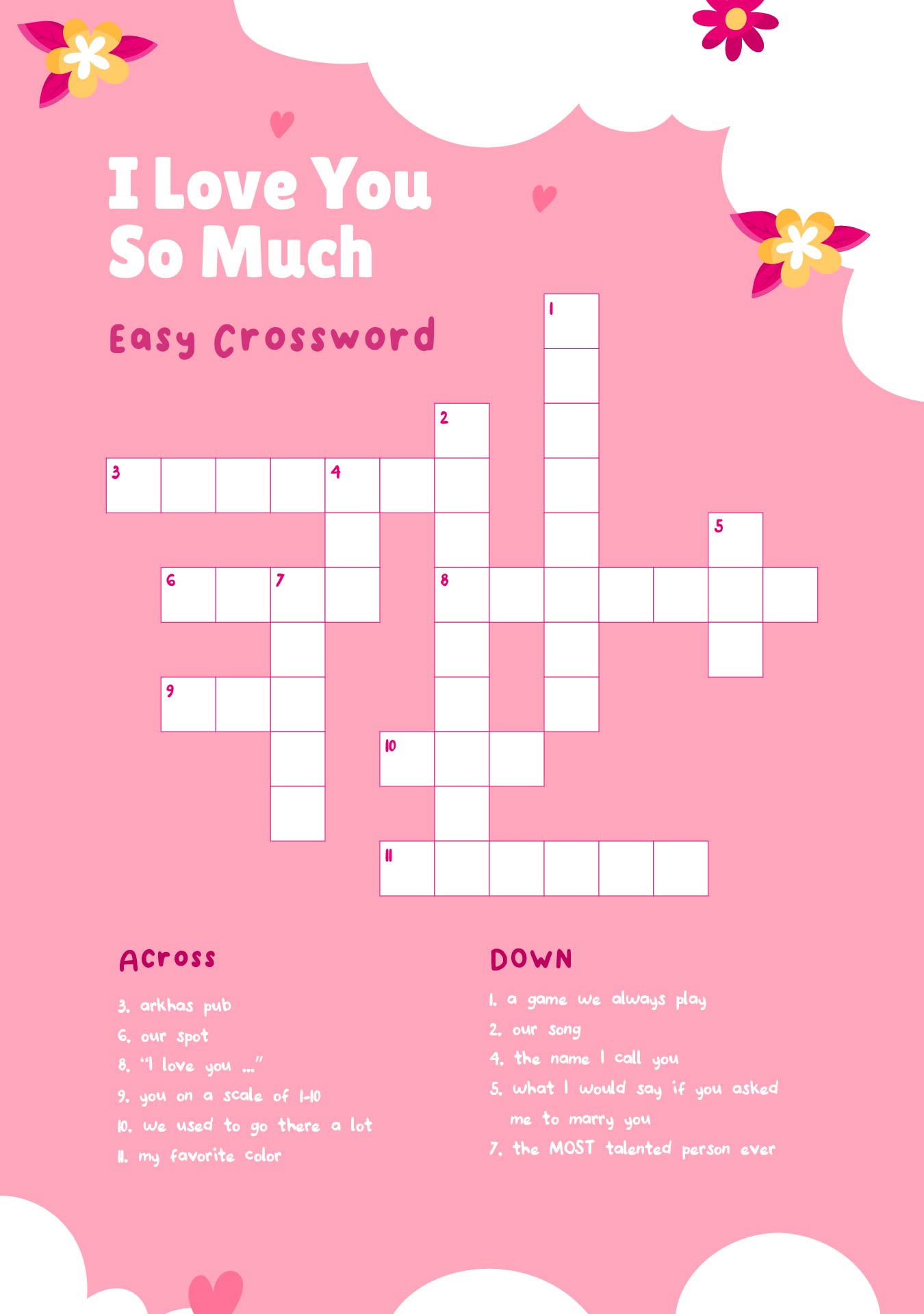 35 Crossword Puzzles Printable Free 13