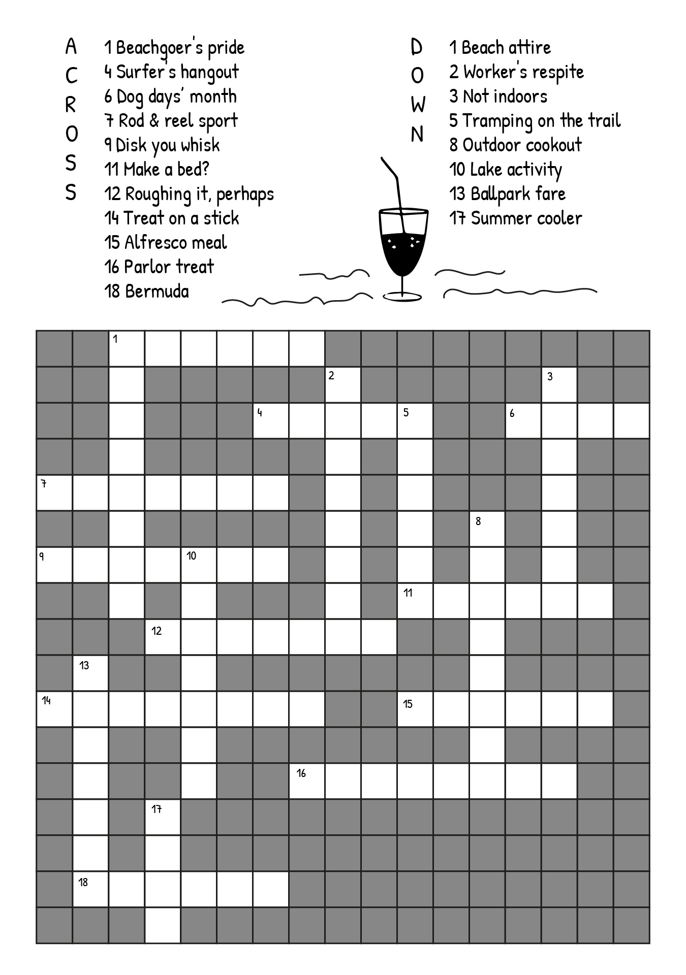 35 Crossword Puzzles Printable Free 30