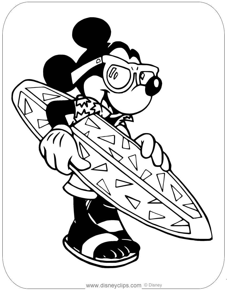 Save 60 Mickey Mouse Summer Coloring Pages Ideas 16
