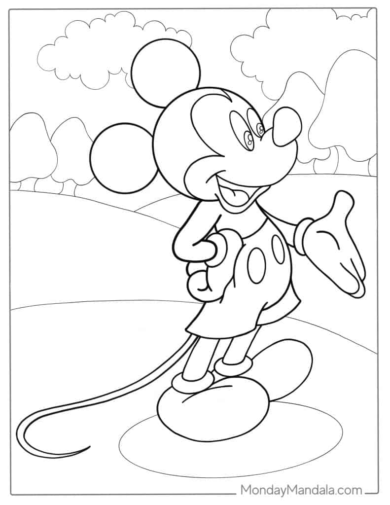 Save 60 Mickey Mouse Summer Coloring Pages Ideas 19