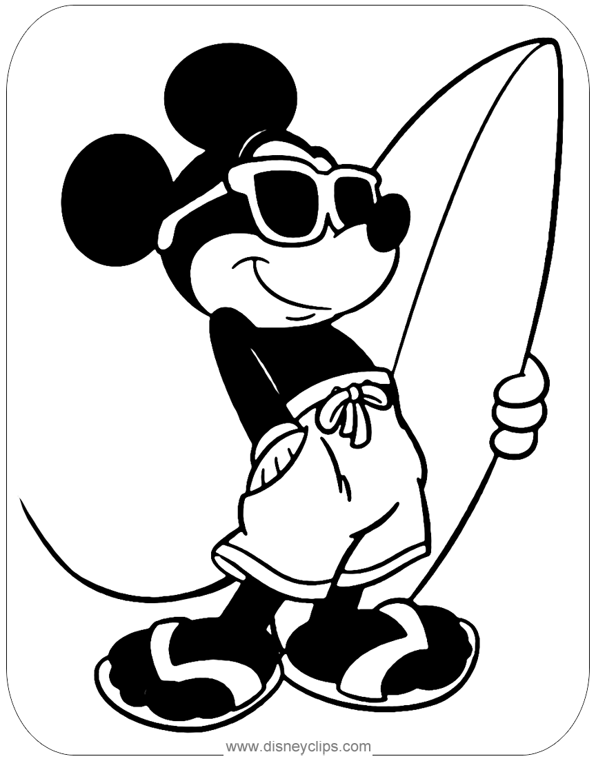 Save 60 Mickey Mouse Summer Coloring Pages Ideas 30