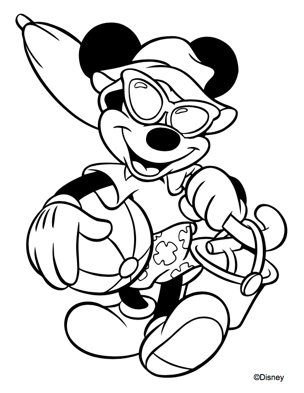 Save 60 Mickey Mouse Summer Coloring Pages Ideas 37