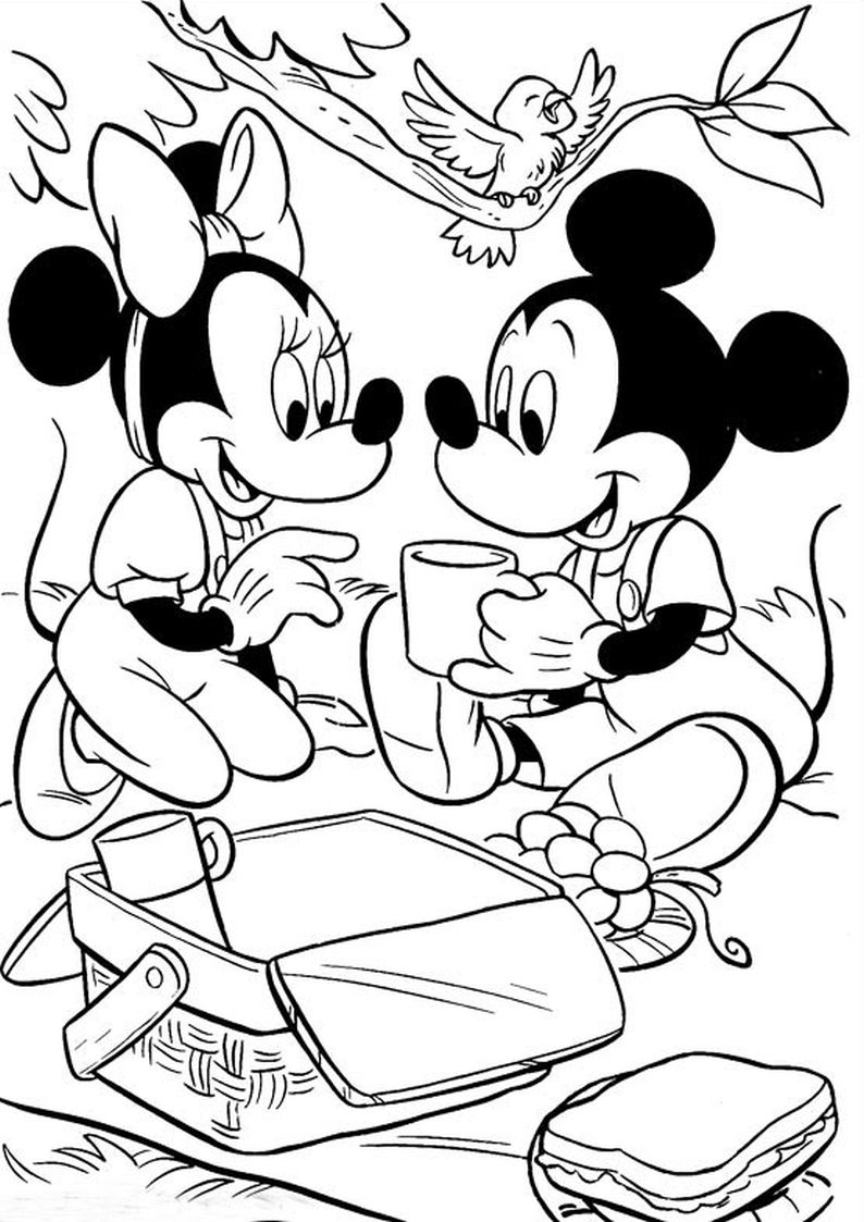Save 60 Mickey Mouse Summer Coloring Pages Ideas 8