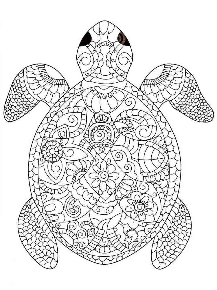 Save 60 Realistic Sea Turtle Coloring Page Ideas 17