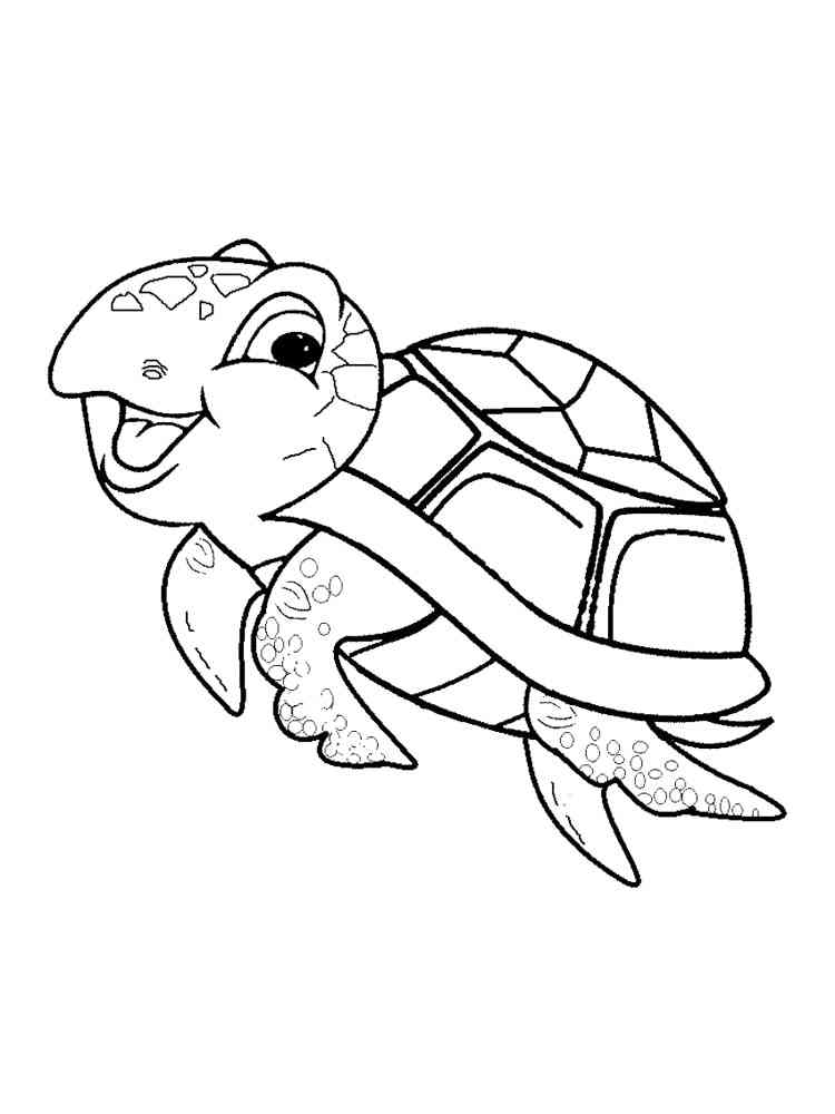 Save 60 Realistic Sea Turtle Coloring Page Ideas 30