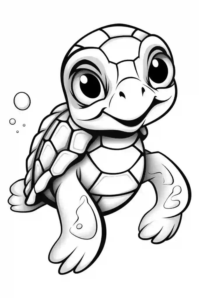 Save 60 Realistic Sea Turtle Coloring Page Ideas 34