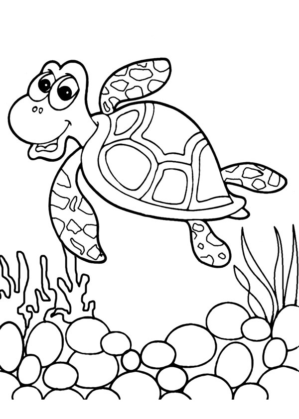 Save 60 Realistic Sea Turtle Coloring Page Ideas 36