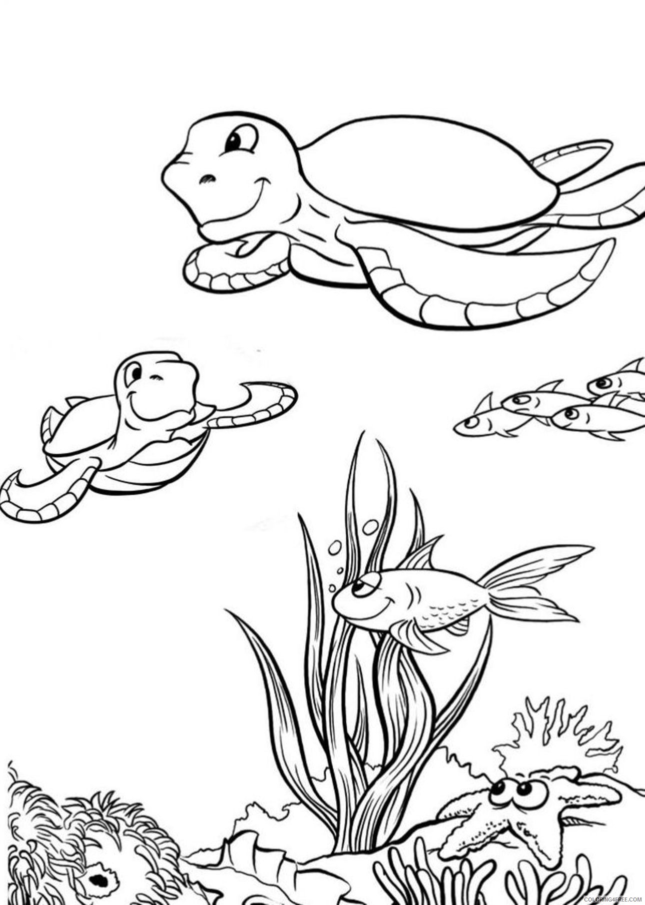 Save 60 Realistic Sea Turtle Coloring Page Ideas 6