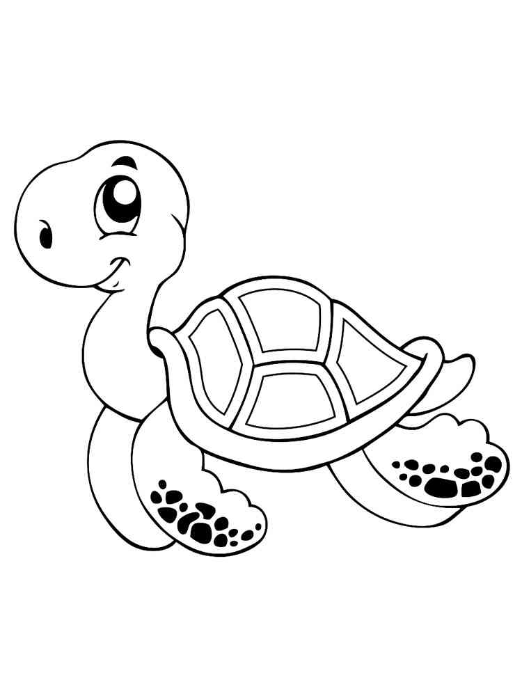 Save 60 Realistic Sea Turtle Coloring Page Ideas 7