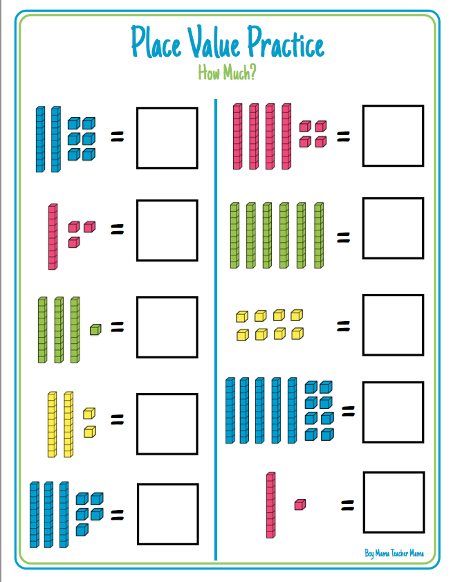 20 4Th Grade Math Worksheets Free Printable Place Value