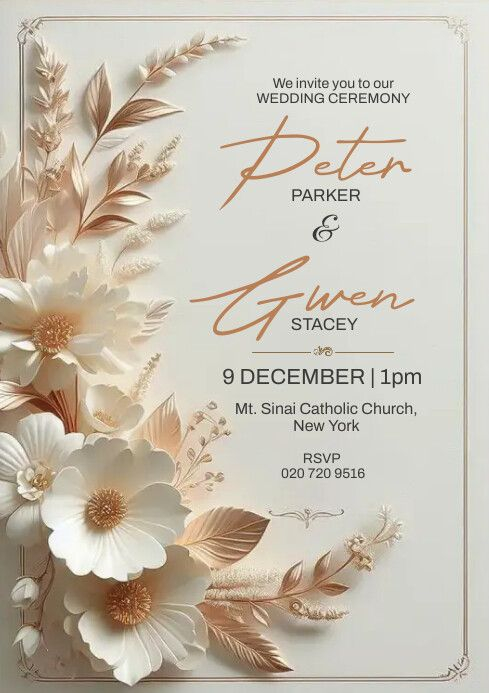 Copy of Wedding Marriage Invitation (2)