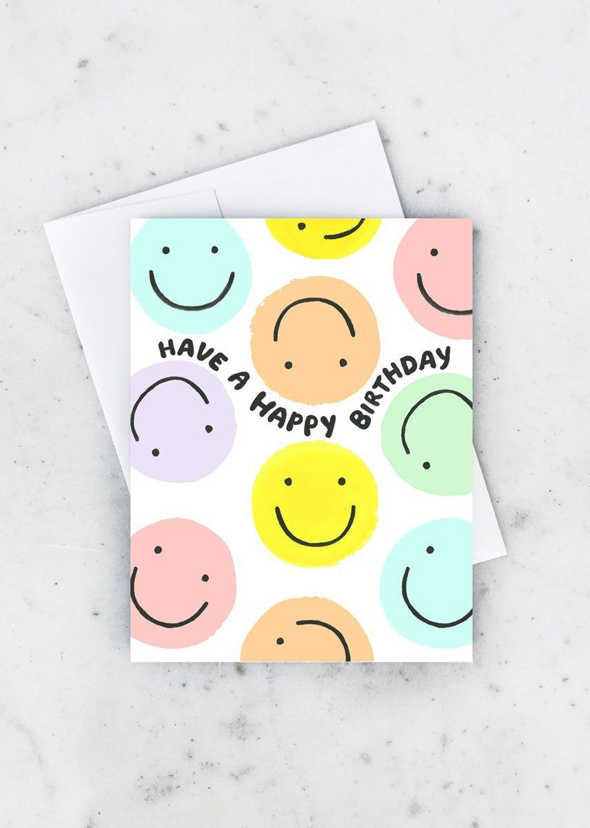Smiley Birthday Card Smiley Birthday Card